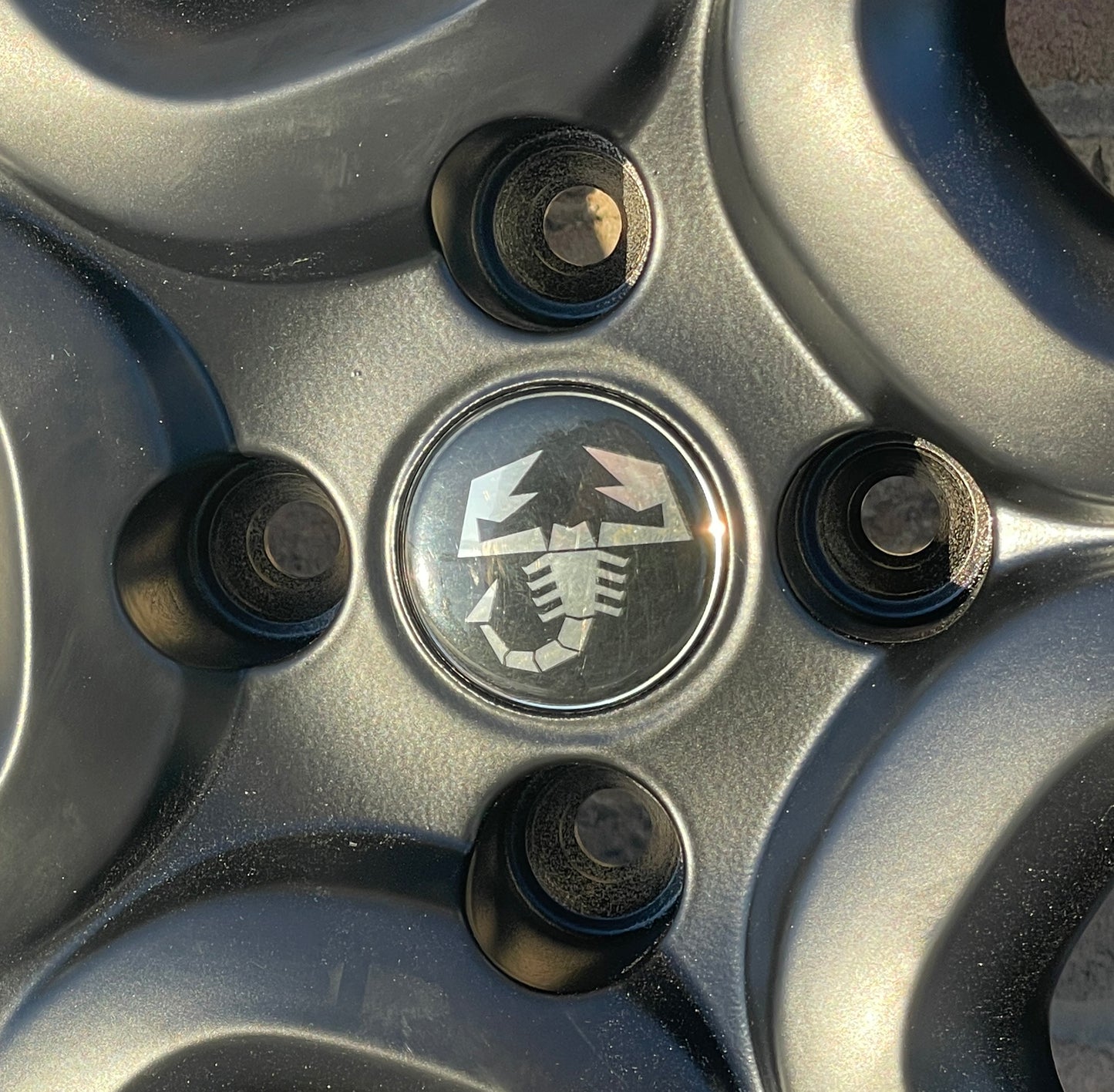 50mm Alloy Centre Caps | Abarth 595 | Wheel Emblem