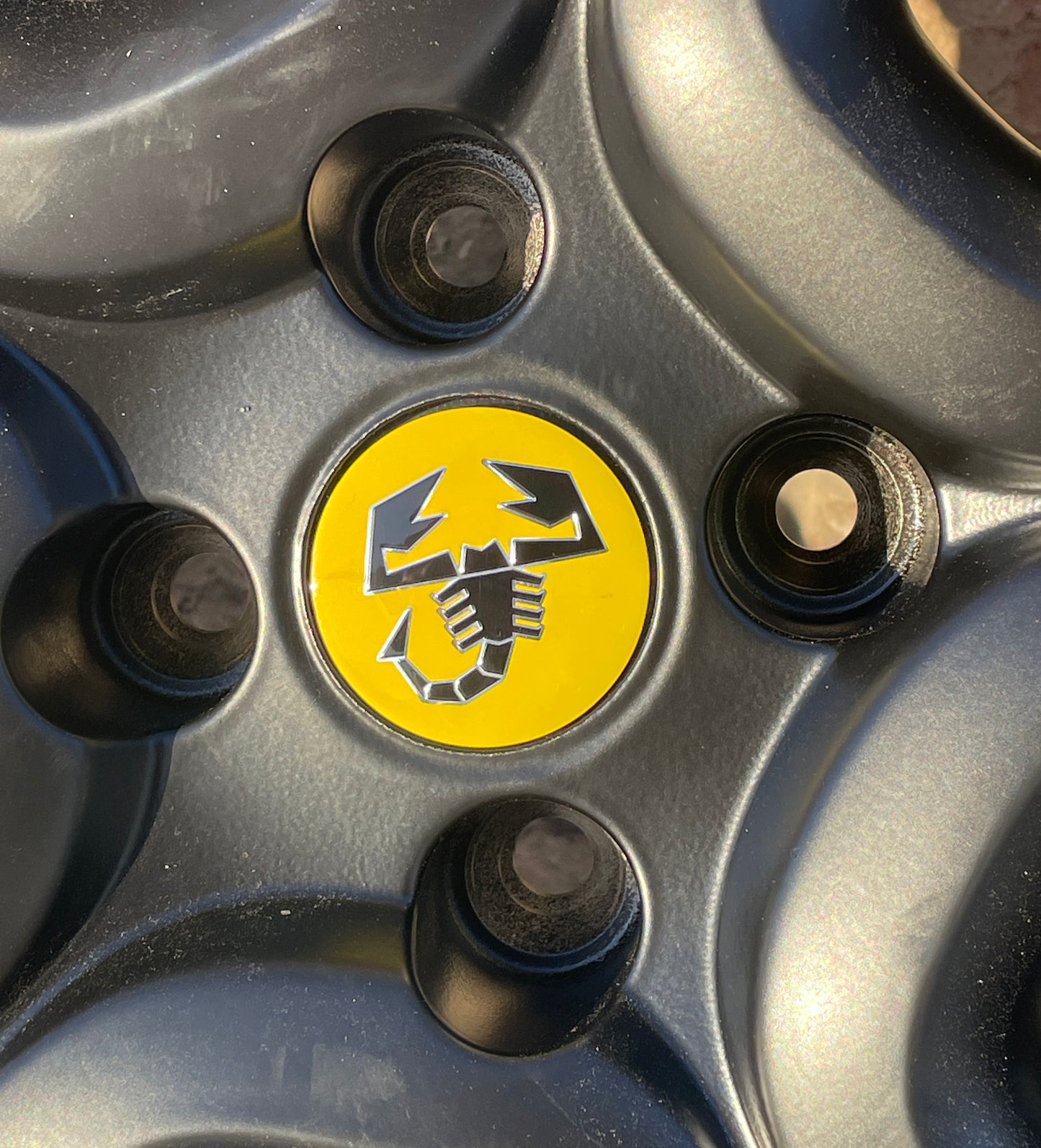 50mm Alloy Centre Caps | Abarth 595 | Wheel Emblem