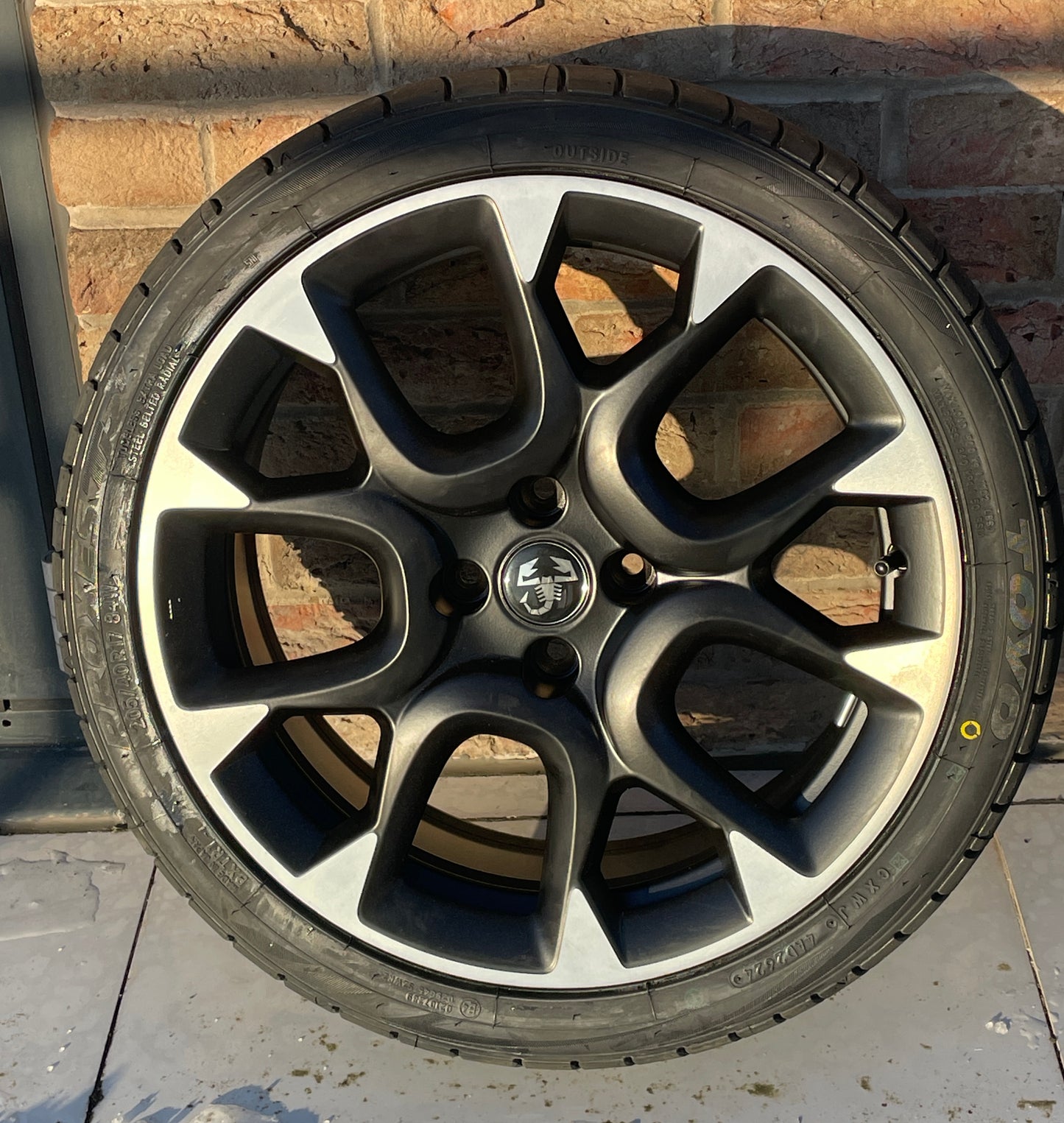 50mm Alloy Centre Caps | Abarth 595 | Wheel Emblem