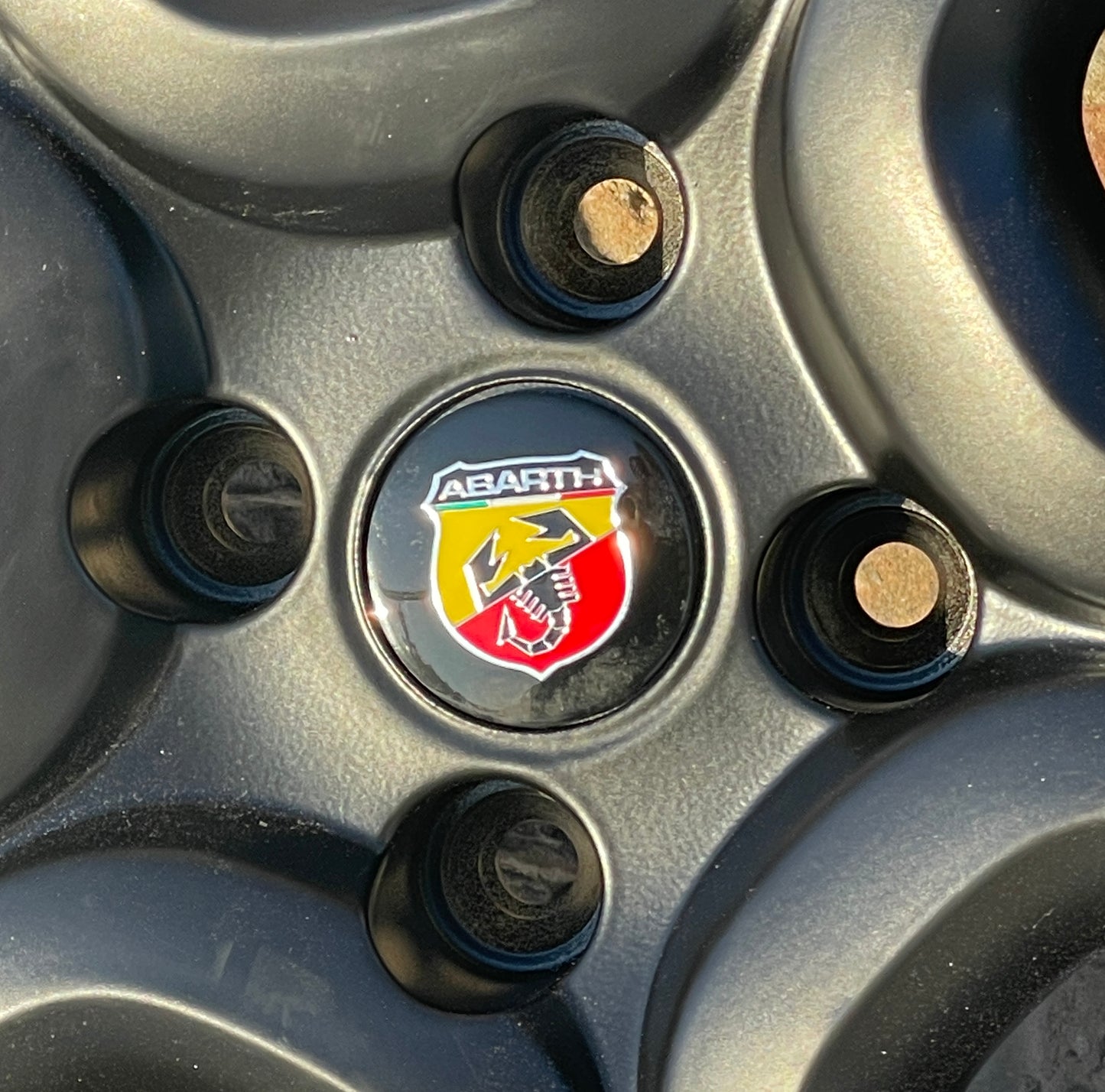 50mm Alloy Centre Caps | Abarth 595 | Wheel Emblem