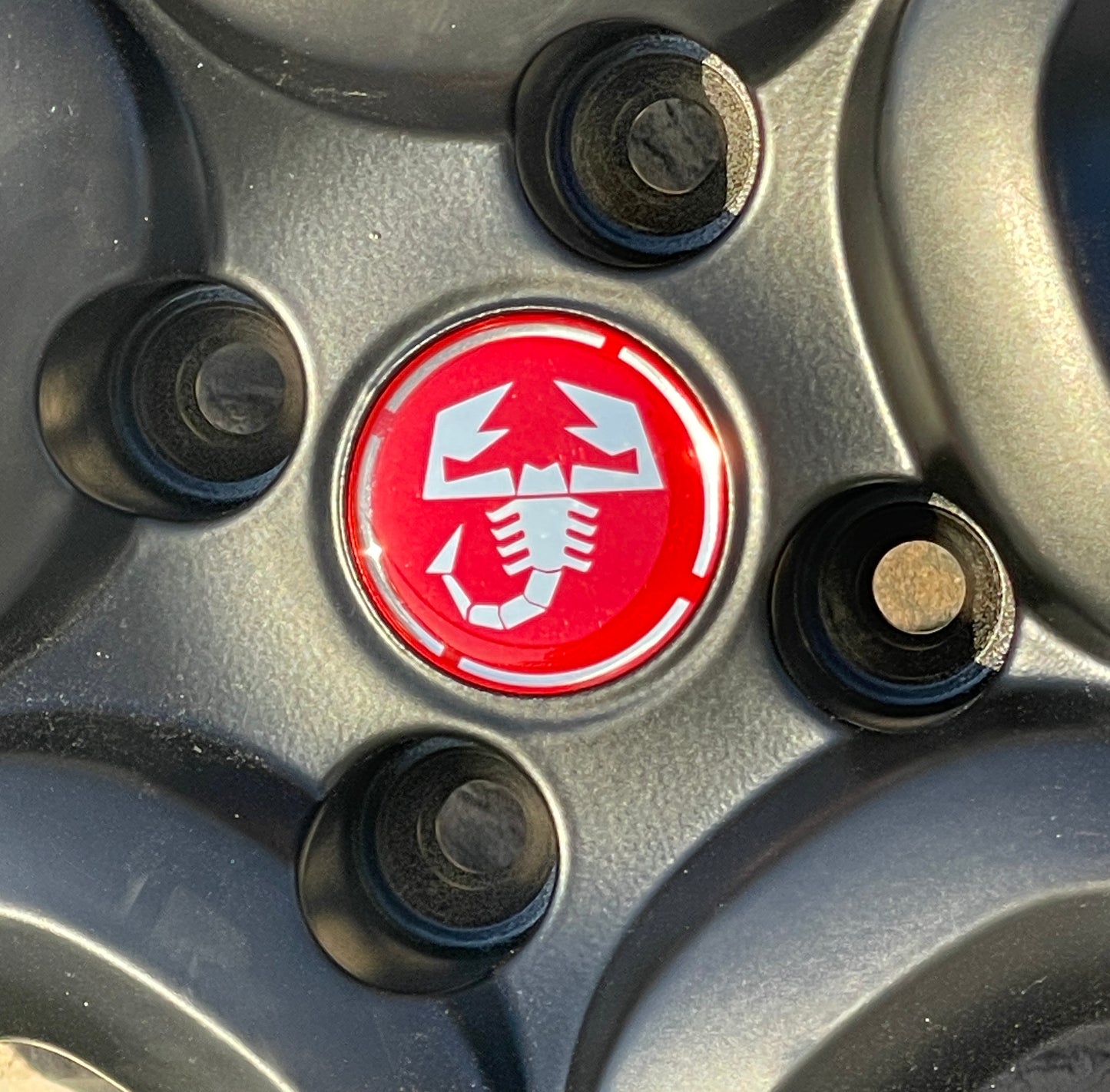 50mm Alloy Centre Caps | Abarth 595 | Wheel Emblem