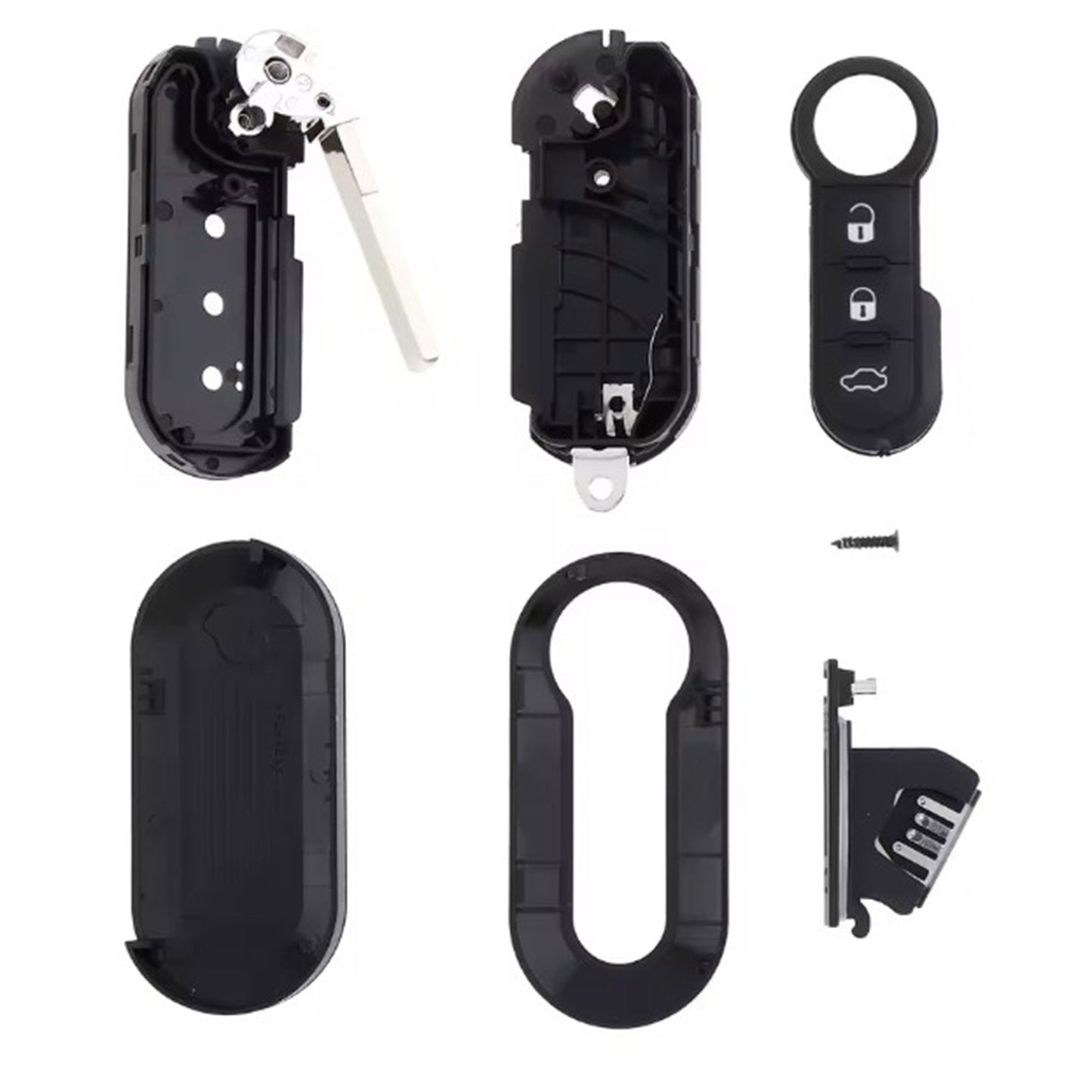 Abarth 595 | Abarth Badged Replacement Key Shell