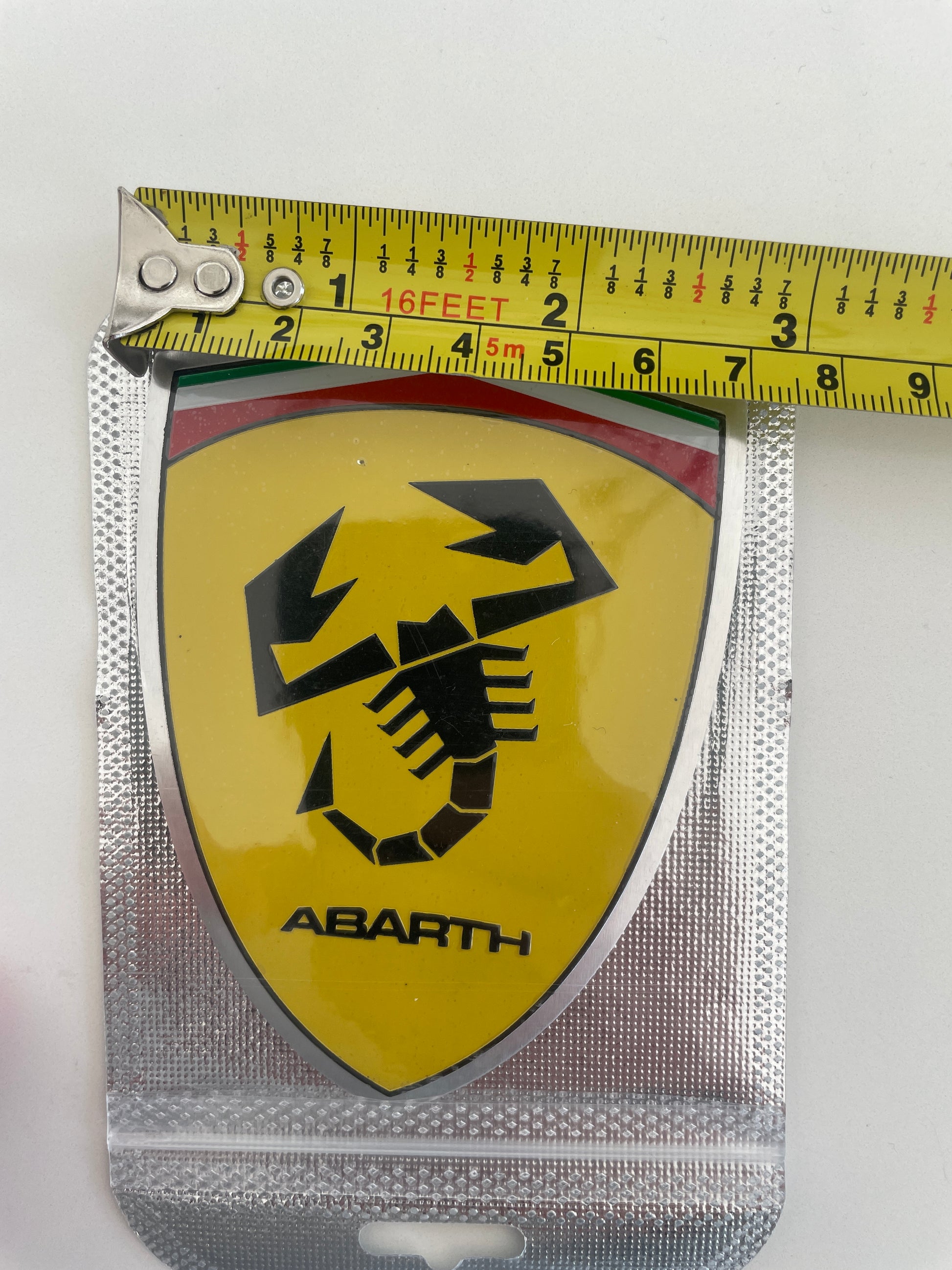 Pressed Alloy Abarth Scorpion Wing Shield 