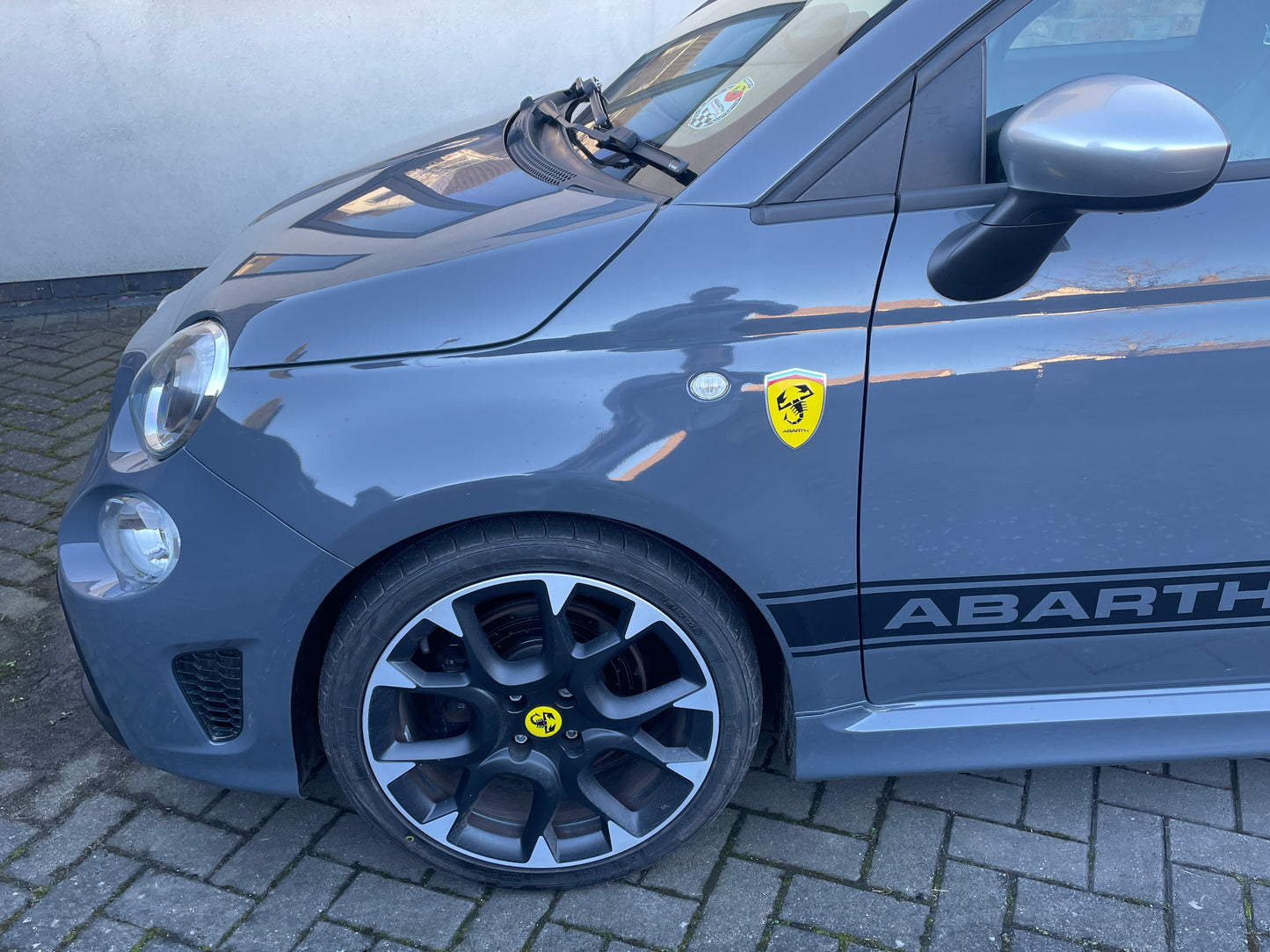 Pressed Alloy Abarth Scorpion Wing Shield 