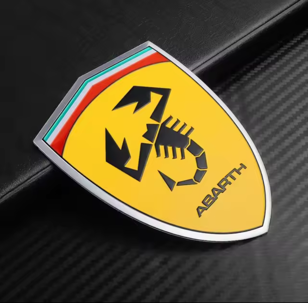 Pressed Alloy Abarth Scorpion Wing Shield 